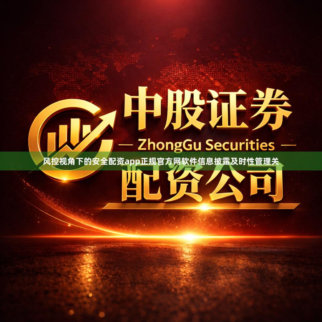 风控视角下的安全配资app正规官方网软件信息披露及时性管理关