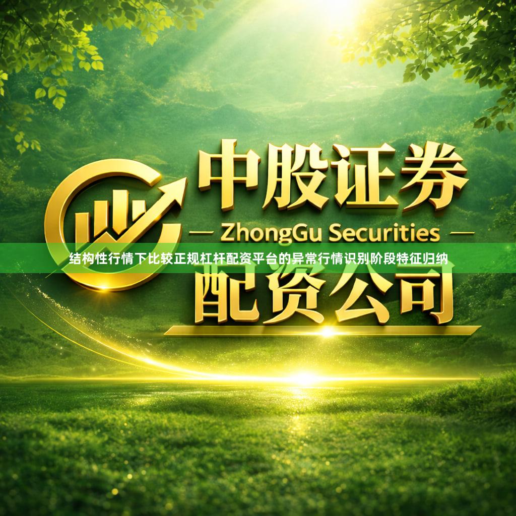 结构性行情下比较正规杠杆配资平台的异常行情识别阶段特征归纳